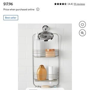 Mainstays shower caddy
